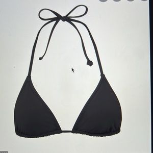 Skims  triangle bikini top. Onyx. Small. NWT